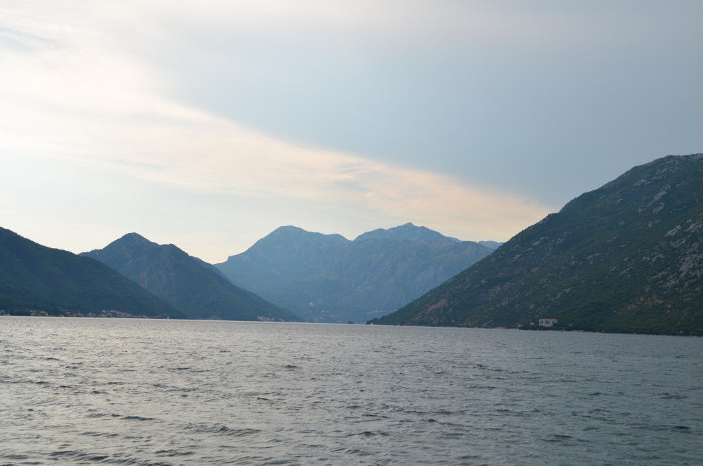 Overcast day at the Bay of Kotor, Montenegro